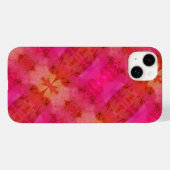 Abstrakte Rot- und Rosa-Abdeckung Case-Mate iPhone Hülle (Rückseite (Horizontal))