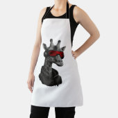 Abstrakte Rot- und Schwarzgiraffe Klassischer T -  Schürze (InSitu)