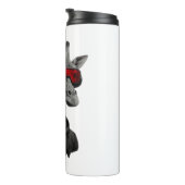 Abstrakte Rot- und Schwarzgiraffe Klassischer T -  Thermosbecher (Nach rechts gedreht)