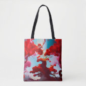 Abstrakte rote Bäume Tasche (Vorderseite)