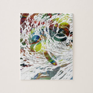 Abstrakte rote Blutzelle-medizinische Geschenke Puzzle