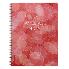 Abstrakte rote bokeh Effektbeschaffenheit. Text Notizblock