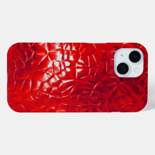 abstrakte rote Folie Case-Mate iPhone Hülle (Rückseite (Horizontal))