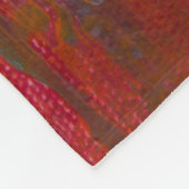 ABSTRAKTE, ROTE GELBE BLAU UND WEISS FLEECEDECKE (Ecke)