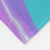 ABSTRAKTE, rote GRÜNE UND SCHWARZE BILDUNG Fleecedecke (Ecke)