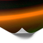 Abstrakte rote Kunstdrucke - Art Poster (Ecke)