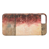 Abstrakte Rote Landschaft Case-Mate iPhone Hülle (Rückseite (Horizontal))