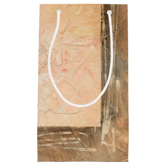 Abstrakte Rote Landschaft Kleine Geschenktüte (Vorderseite)