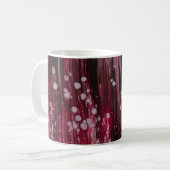 Abstrakte rote Malerei Kaffeetasse (Vorderseite Links)