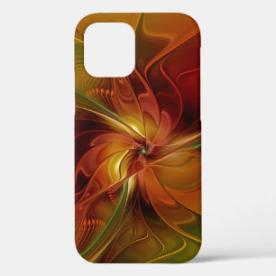 Abstrakte Rote Orange Braun Grünes Fraktal Kunst B Case-Mate iPhone Hülle