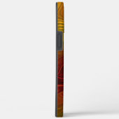 Abstrakte Rote Orange Braun Grünes Fraktal Kunst B Case-Mate iPhone Hülle (Rückseite / Rechts)