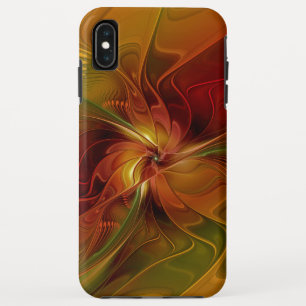 Abstrakte Rote Orange Braun Grünes Fraktal Kunst B Case-Mate iPhone Hülle