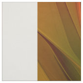 Abstrakte Rote Orange Braun Grünes Fraktal Kunst B Stoff (Muster)