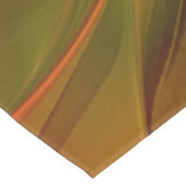 Abstrakte Rote Orange Braun Grünes Fraktal Kunst B Tischdecke (Schrägansicht)