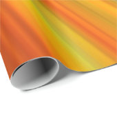 Abstrakte rote, orangefarbene Streifen auf blau Geschenkpapier (Rolleneckpunkt)