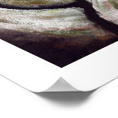 Abstrakte Rote Rose Einzigartiges Dekorationspopst Poster (Ecke)