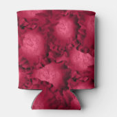 Abstrakte rote Rosen Mohn Blume Florenz V Dosenkühler (Rückseite)