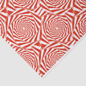 Abstrakte Rote Rosen Wiederholen von Mustern Seidenpapier (Ausschnitt)