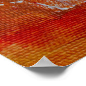 Abstrakte rote und gelbe Malerei Poster (Ecke)