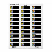 Abstrakte Rücksendeadresse (Vorne)