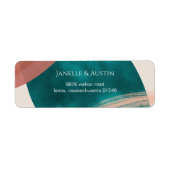 Abstrakte Rücksendeadresse (Vorne)