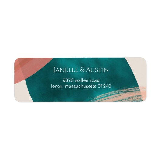 Abstrakte Rücksendeadresse (Vorne)