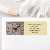 Abstrakte Rücksendeadresse für Höhlenkunst (Insitu)