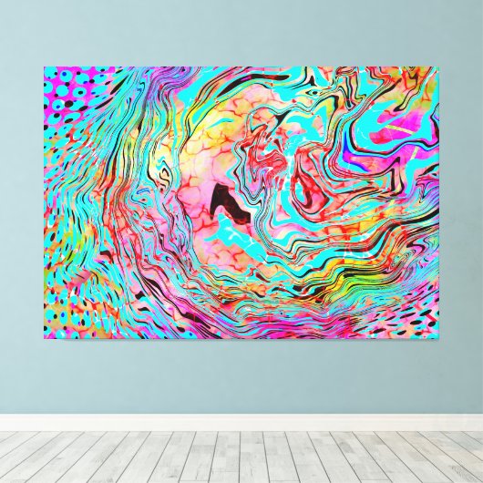 Abstrakte Ruhe Art Leinwanddruck (Insitu (Holzboden))