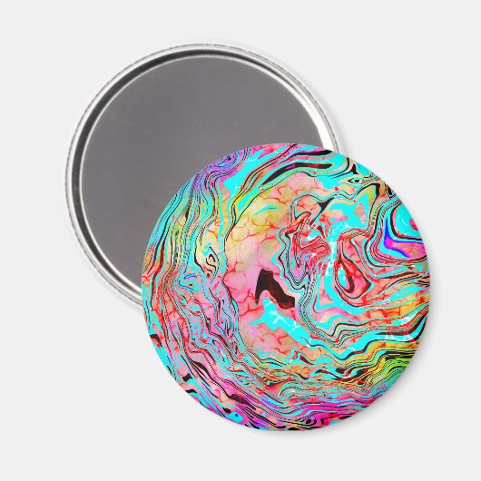 Abstrakte Ruhe Art Magnet (Vorderseite/Rückseite)