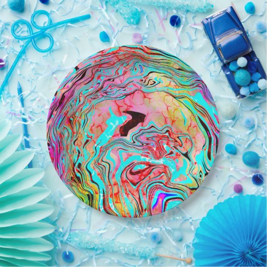 Abstrakte Ruhe Art Pappteller (Party)