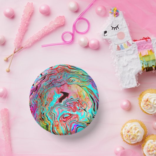 Abstrakte Ruhe Art Pappteller (Party)