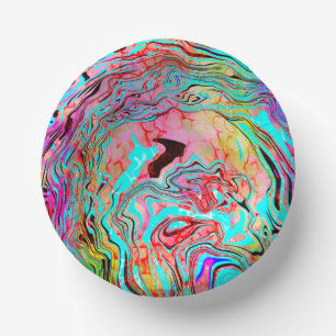 Abstrakte Ruhe Art Pappteller