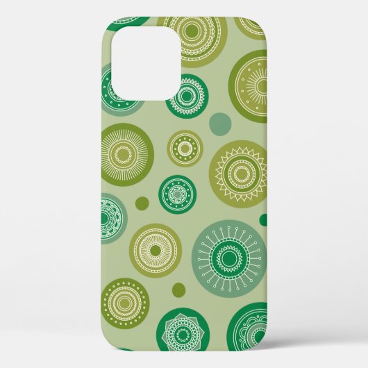 Abstrakte Rundschmuck nahtlos Vintag. Case-Mate iPhone Hülle (Rückseite)