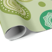 Abstrakte Rundschmuck nahtlos Vintag. Geschenkpapier (Rolleneckpunkt)