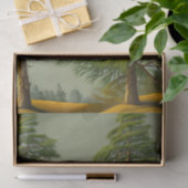 Abstrakte Rustikale Nordkiefer Seidenpapier (Geschenk)