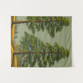 Abstrakte Rustikale Nordkiefer Wandteppich (Vorderseite (Horizontal))