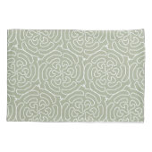 Abstrakte Salbei-Ziermuster Kissenbezug (Rückseite)