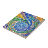 Abstrakte Sand & Ocean Waves Gaudi-ähnliche Mosaik Fliese (Seite)