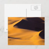 Abstrakte Sanddüne Postkarte (Vorne/Hinten)