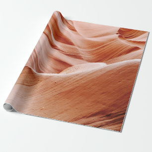 ABSTRAKTE SANDSTEINSCHLUCHT GESCHENKPAPIER