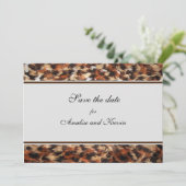 Abstrakte Save the Date-Karte Save The Date (Stehend Vorderseite)