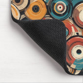 Abstrakte Schallplatten-Mauspad Mousepad (Ecke)