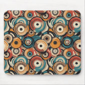 Abstrakte Schallplatten-Mauspad Mousepad (Vorne)