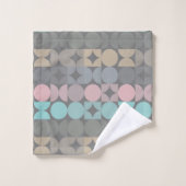 Abstrakte Schaltkreise für benutzerdefinierte Spaß Badhandtuch Set (Waschlappen)