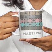 Abstrakte Schaltkreise für benutzerdefinierte Spaß Kaffeetasse