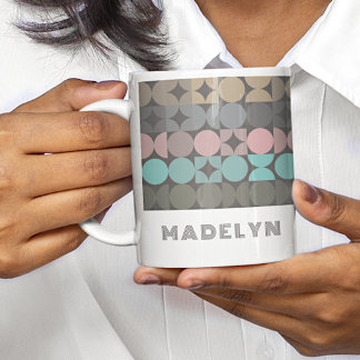 Abstrakte Schaltkreise für benutzerdefinierte Spaß Kaffeetasse