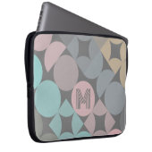 Abstrakte Schaltkreise für benutzerdefinierte Spaß Laptopschutzhülle (Vorne Rechts)