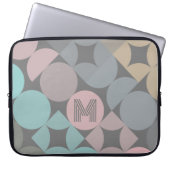 Abstrakte Schaltkreise für benutzerdefinierte Spaß Laptopschutzhülle (Vorderseite)