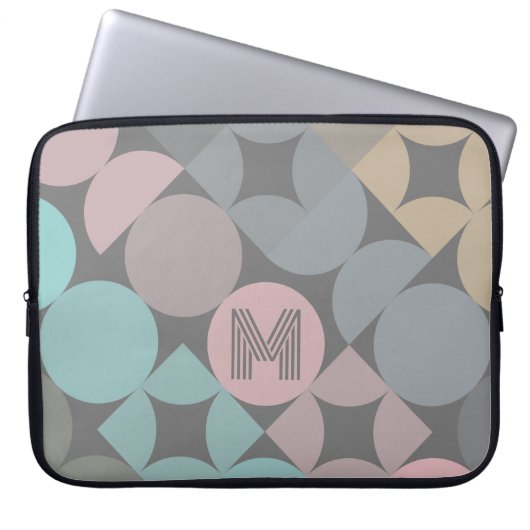 Abstrakte Schaltkreise für benutzerdefinierte Spaß Laptopschutzhülle (Vorderseite)