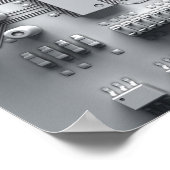 Abstrakte Schaltung Poster (Ecke)